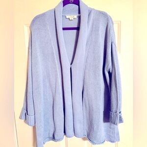 Light Blue Hip Length Sweater